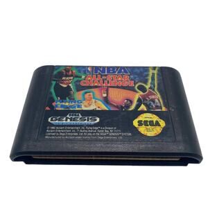NBA All-Star Challenge Sega Genesis Game Only Tested